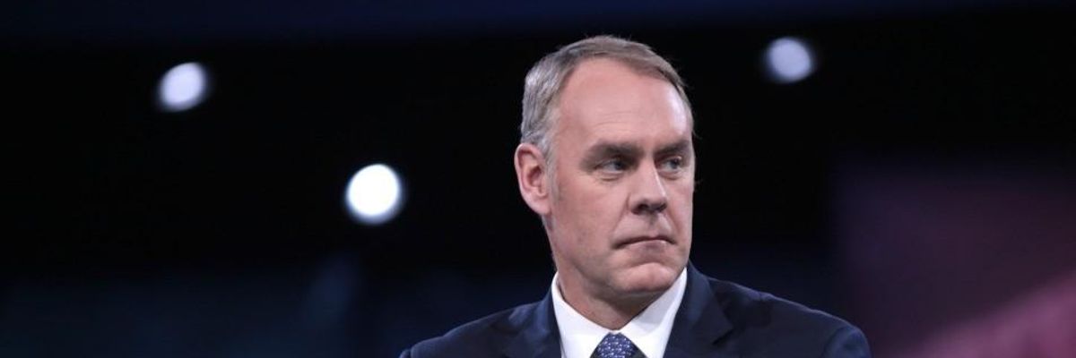 Facing 17 Ethics Investigations and a Subpoena From House Dems, Ryan Zinke Set to Resign by End of the Year