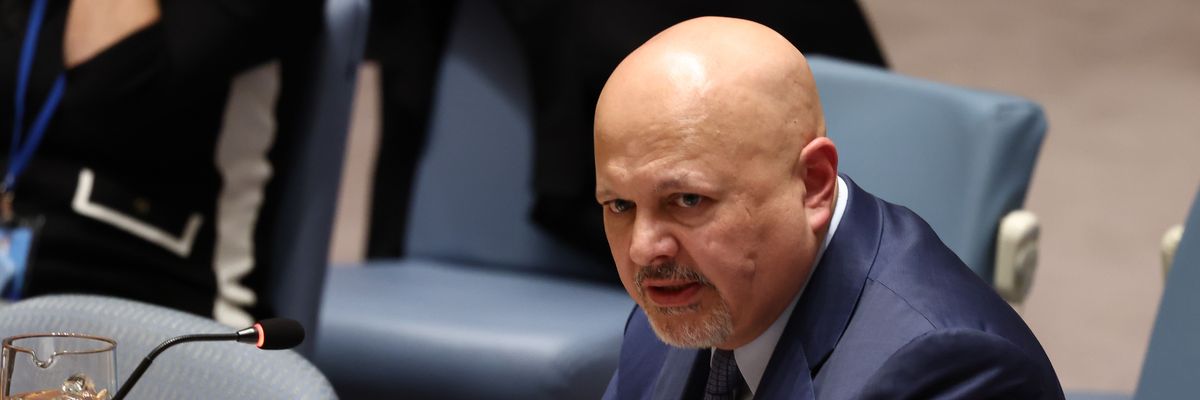 International Criminal Court (ICC) prosecutor Karim Khan
