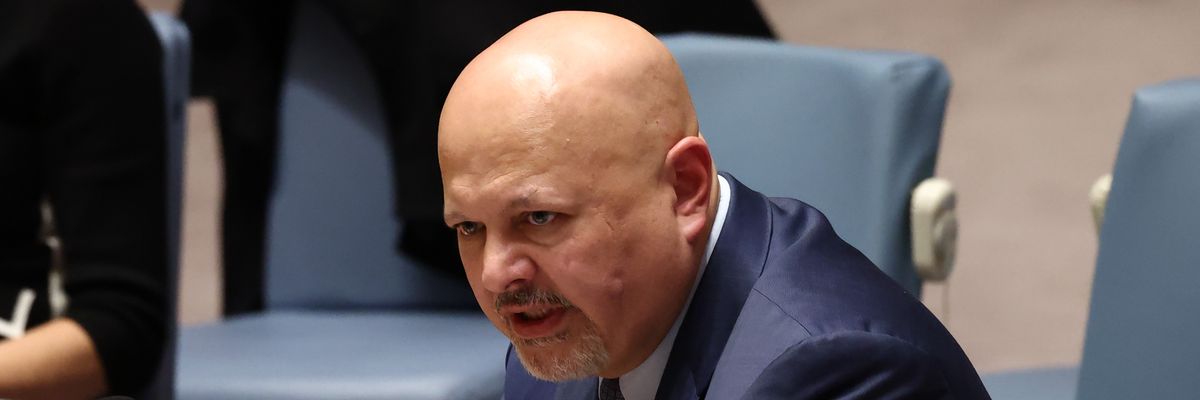 International Criminal Court (ICC) Prosecutor Karim Khan