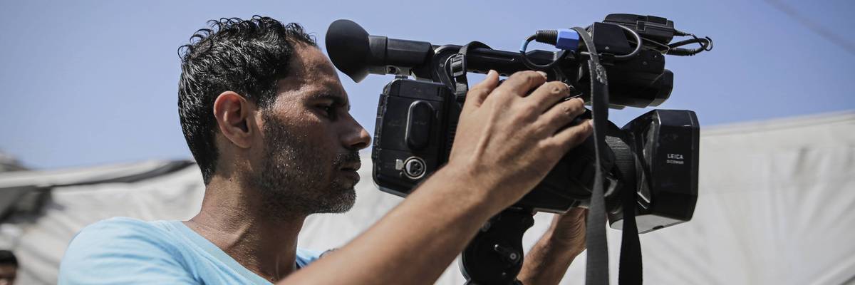 International Day of Solidarity with Palestinian Journalists marked in Gaza