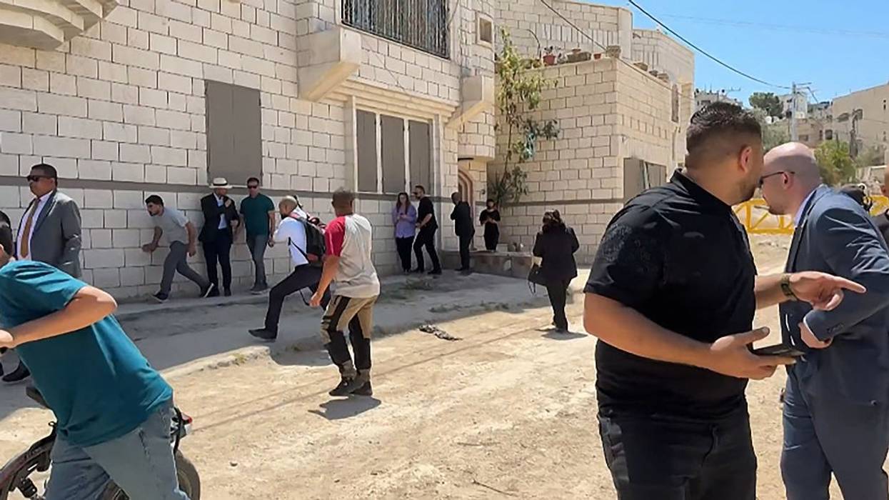 International diplomats scramble for cover after coming under Israeli fire in Jenin