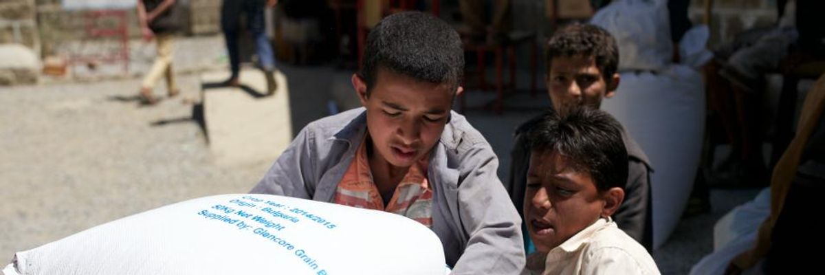 Food Aid to Yemen 'Snatched From the Starving' by US-Backed Saudi Allies