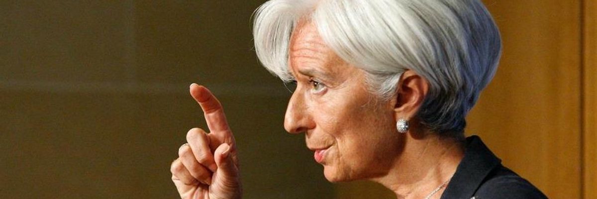 International Monetary Fund Managing Director Christine Lagarde