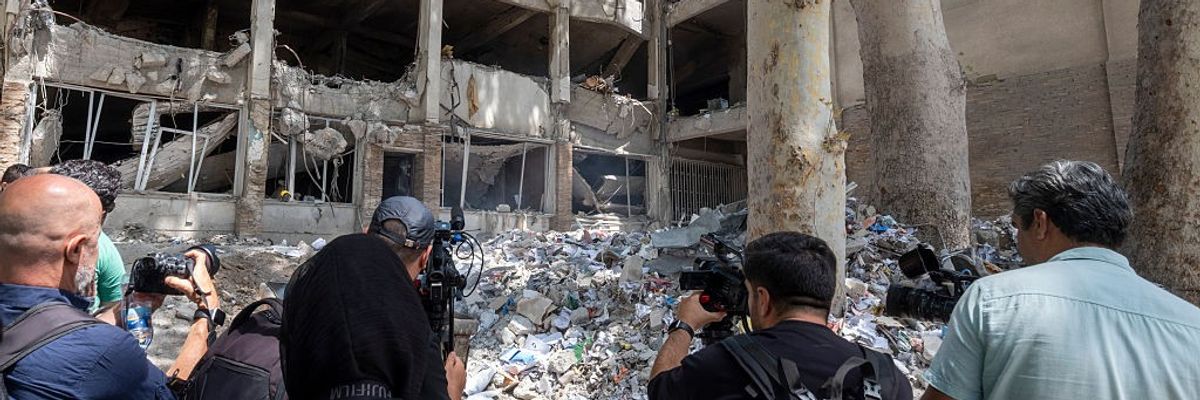 Iran's Evin prison after Israeli strike