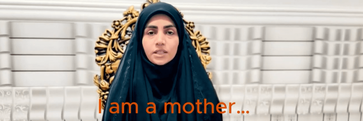 Iranian mother Mohaddeseh Fallahat