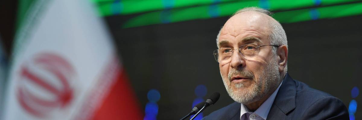 Iranian Parliament Speaker Mohammad Bagher Ghalibaf