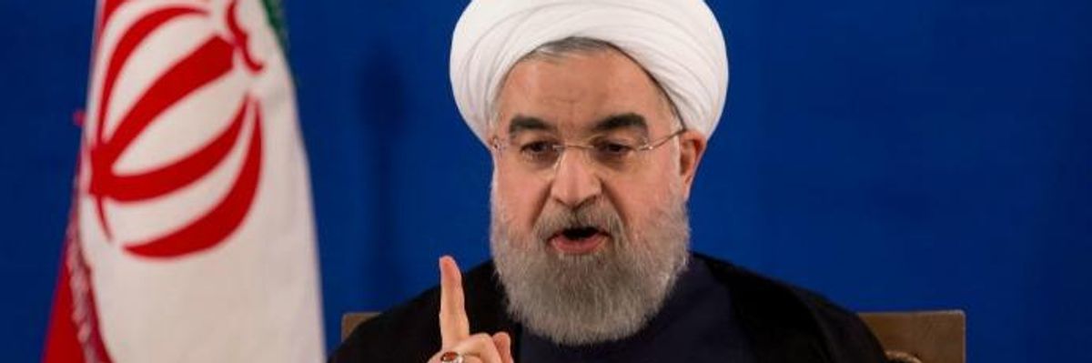 Iranian President Rips 'Delusional' Trump for Sabotaging Nuclear Deal