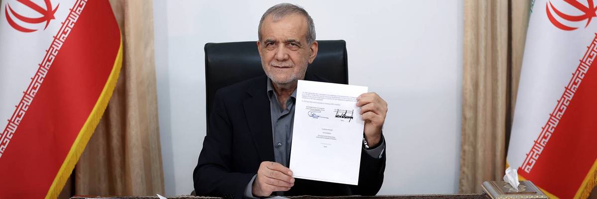 Iranian President Pezeshkian signs agreement aimed at ending Iran-U.S. conflict