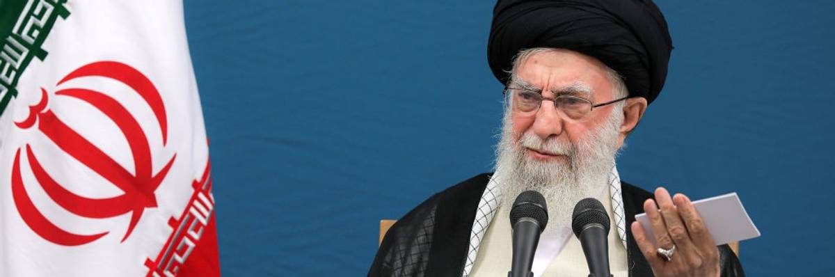 Iranian Supreme Leader Ali Khamenei prepares to host a meeting