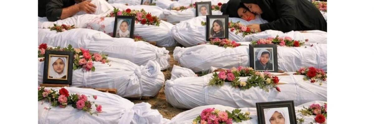 Iranian women mourn victims of US strike on a girls' school