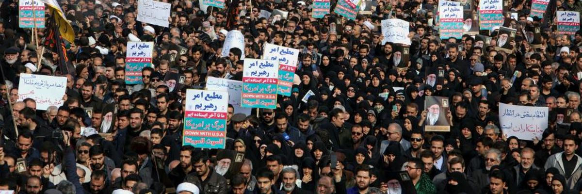 Hundreds of Thousands of Iranians Flood Streets to Condemn US Assassination of Qassem Soleimani