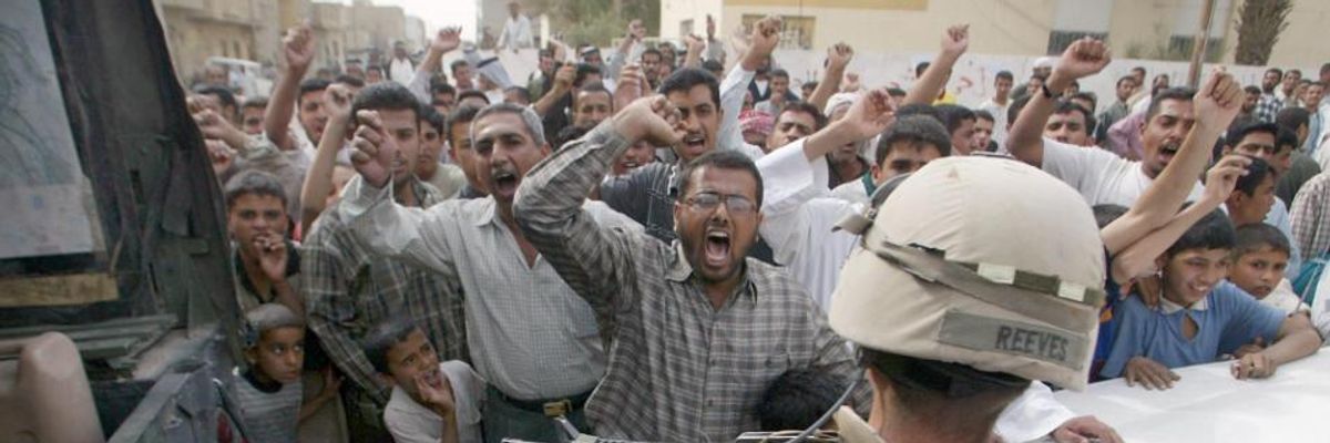 Iraqis the presence of US troops in Iraq