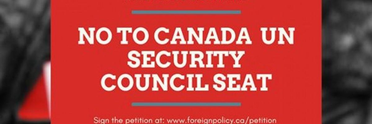Canada Isn't the Right Choice for the UN Security Council