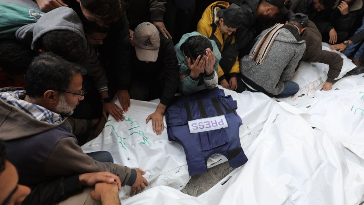 Israel kills five journalists after attack on live broadcasting vehicle belonging to Al-Quds al-Youm television in Gaza