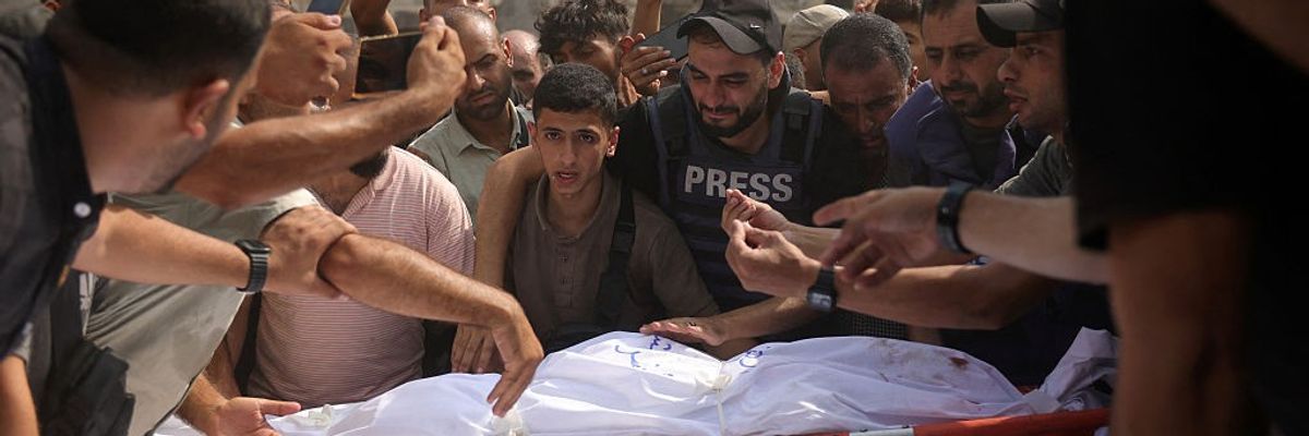 Israel kills five Palestinian journalists