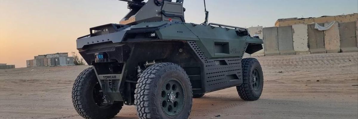 Israel's new armed unmanned autonomous vehicle 