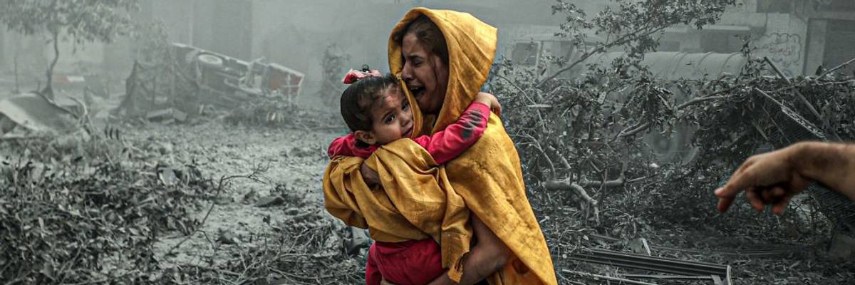 Israeli airstrikes continue on the 17th day in Gaza