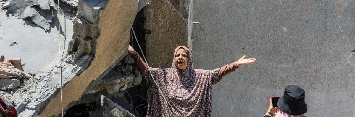 Israeli army attack on Nuseirat Refugee Camp in Gaza