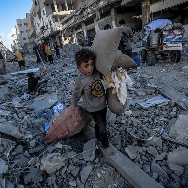 Israeli attack hits Abu Hasira Street in Gaza City