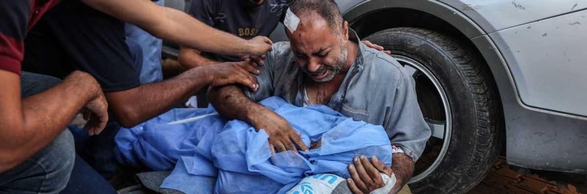 Israeli attack on Nuseirat refugee camp in Deir al-Balah