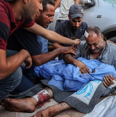 Israeli attack on Nuseirat refugee camp in Deir al-Balah