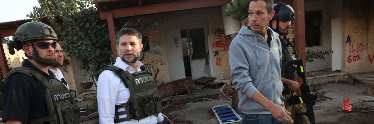 Israeli Finance Minister Bezalel Smotrich