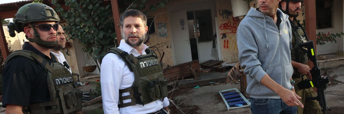 Israeli Finance Minister Bezalel Smotrich