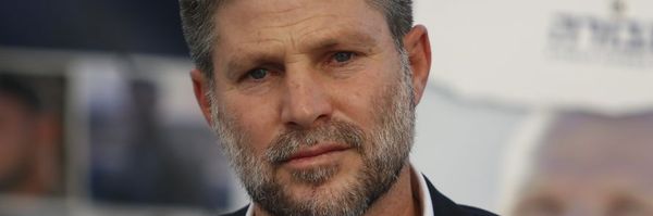 Israeli Finance Minister Bezalel Smotrich