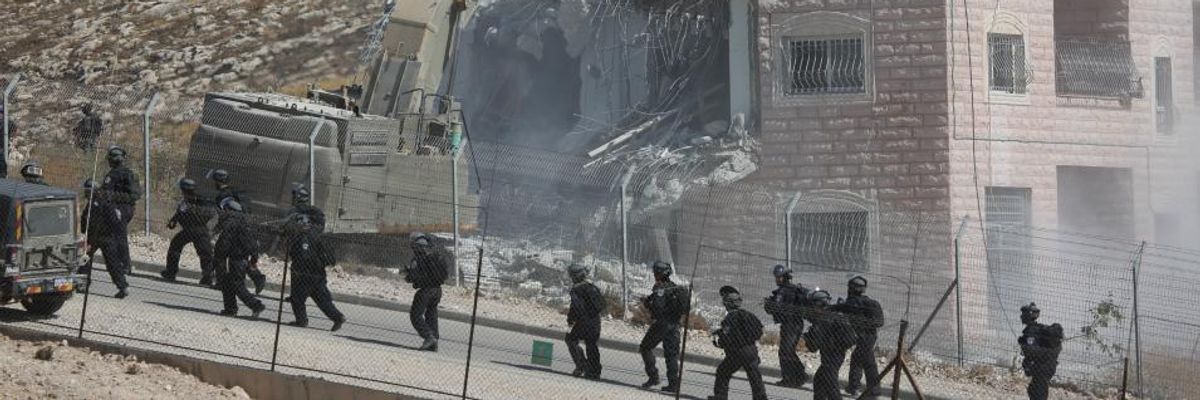 'Ethnic Cleansing With Impunity': Israel Denounced for Demolishing Dozens of Palestinian Homes in Violation of International Law