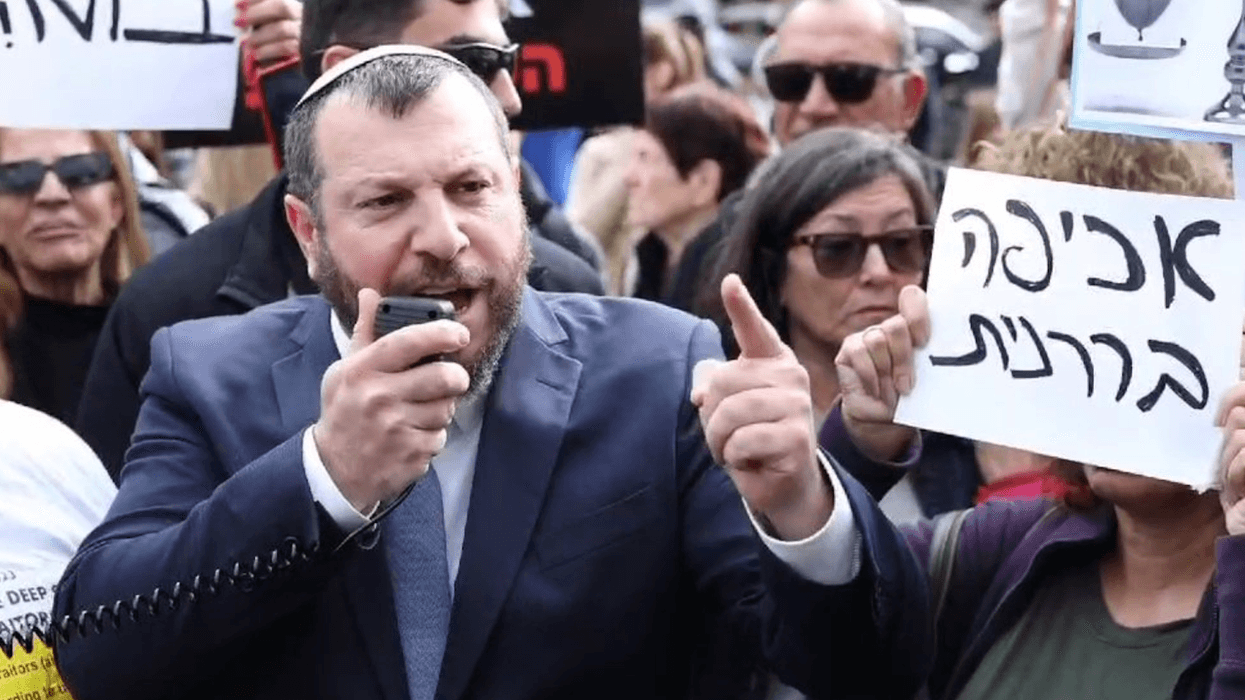 Israeli Heritage Minister Amichai Eliyahu speaks