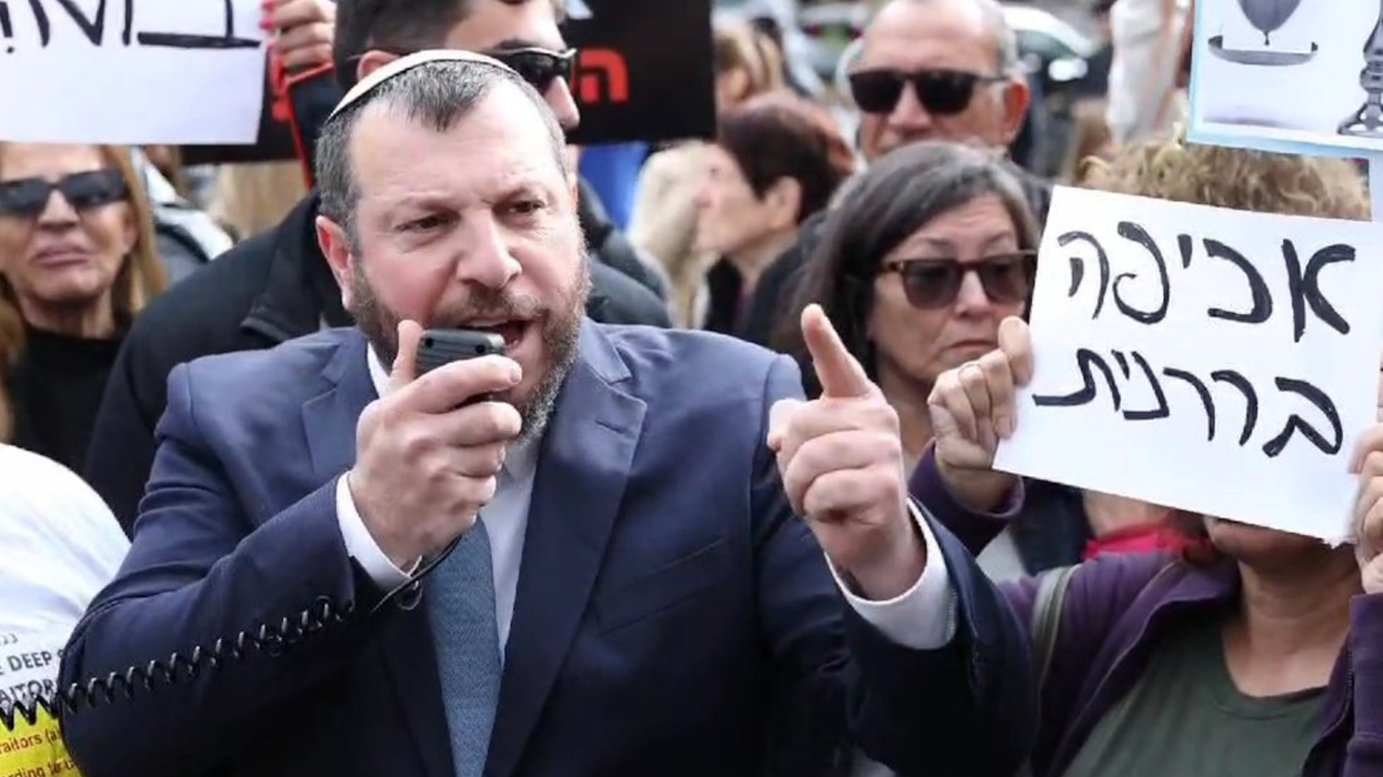 Israeli Heritage Minister Amichai Eliyahu speaks