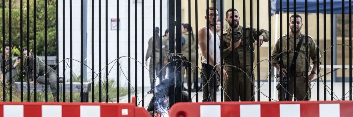 Israeli military court hears case of soldiers accused of sexual torture of Palestinian prisoner