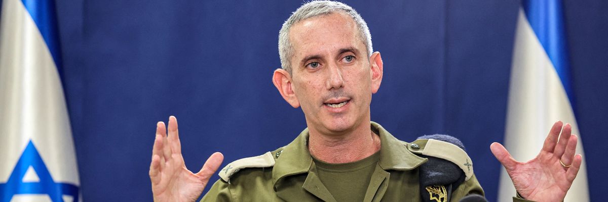 Israeli military spokesman Daniel Hagari