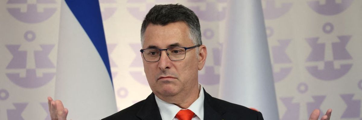Israeli Minister of Foreign Affairs Gideon Sa'ar