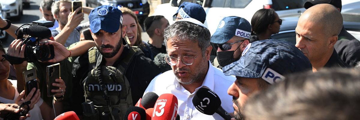 Israeli National Security Minister Itamar Ben-Gvir