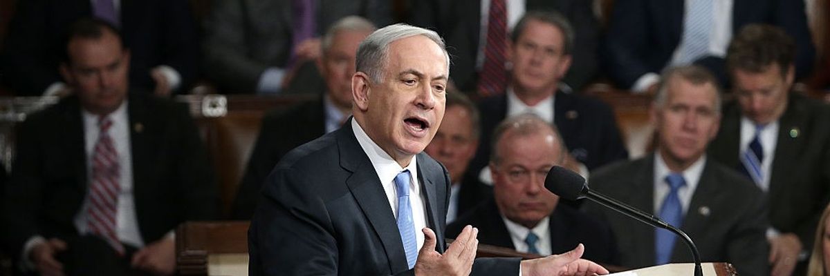 Israeli PM Netanyahu Addresses Joint Meeting Of Congress