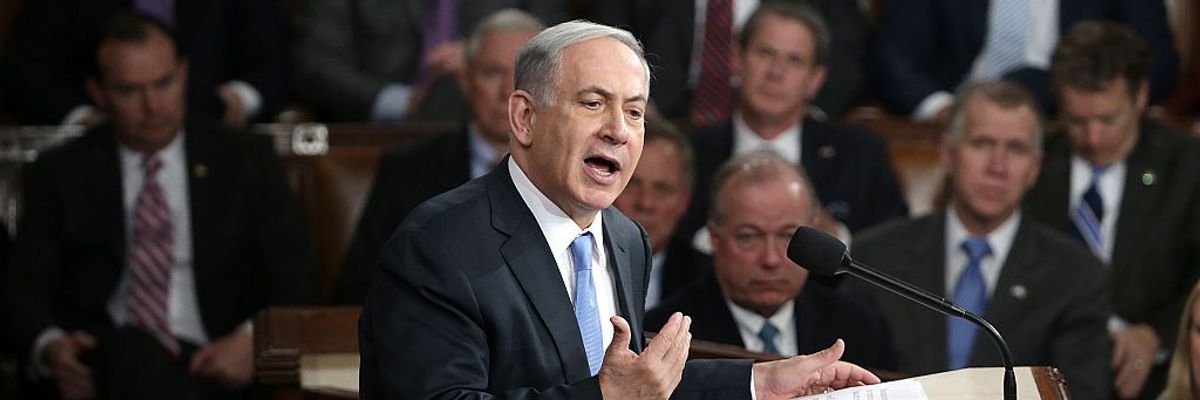Israeli PM Netanyahu Addresses Joint Meeting Of Congress