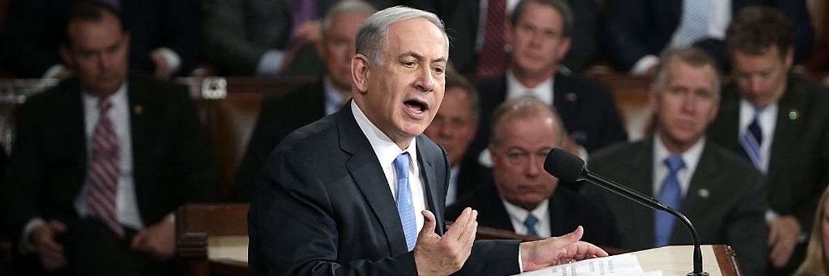 Israeli PM Netanyahu Addresses Joint Meeting Of Congress