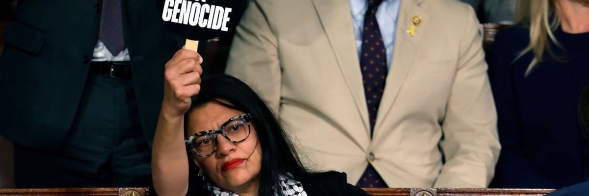 Israeli PM Netanyahu Delivers Address To Joint Meeting Of U.S. Congress