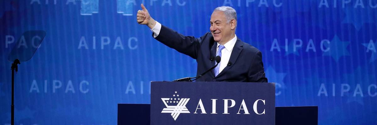 Israeli Prime Minister Benjamin Netanyahu Speaks At Washington's Annual AIPAC Conference