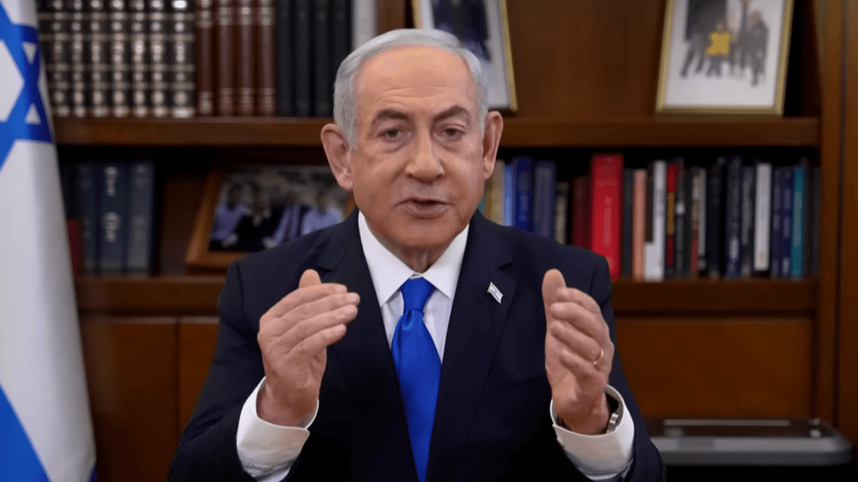 Israeli Prime Minister Benjamin Netanyahu speaks