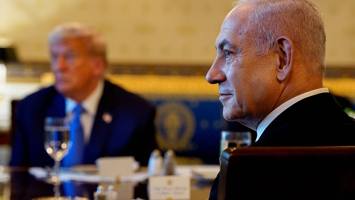 Israeli Prime Minister Netanyahu Visits The White House To Meet With President Trump