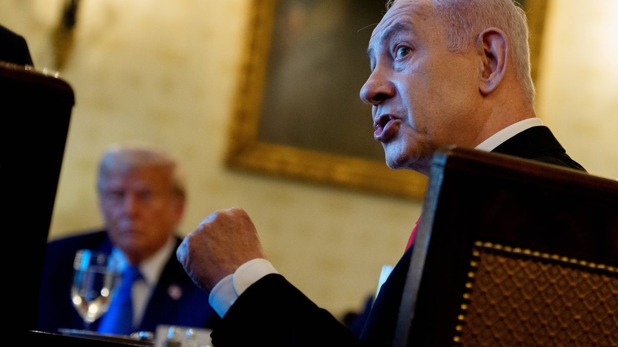 Israeli Prime Minister Netanyahu Visits The White House To Meet With President Trump