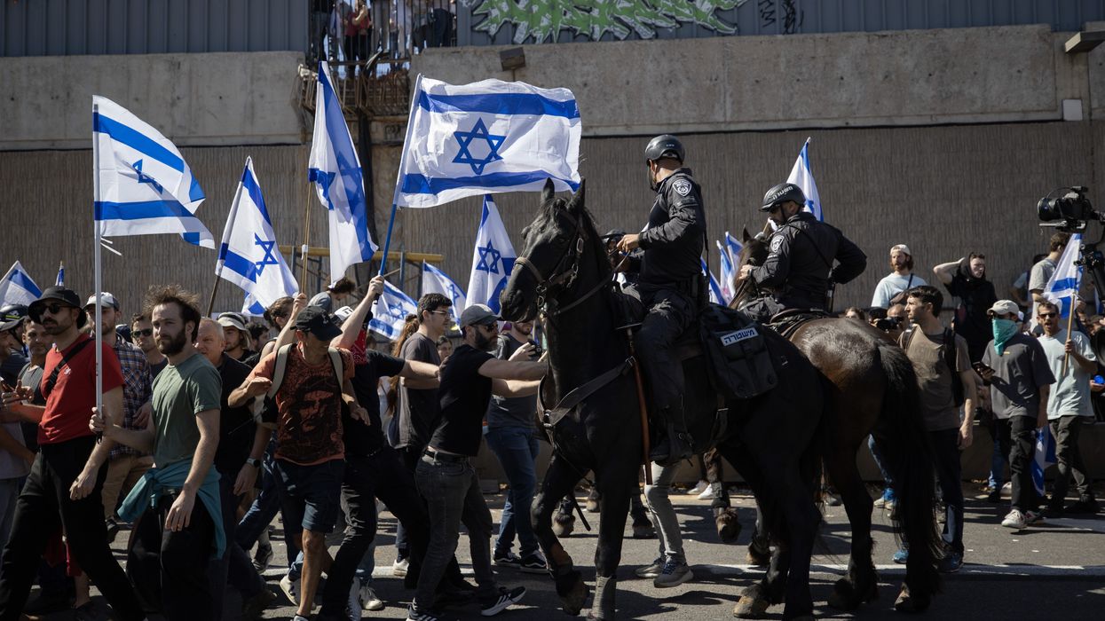 Israeli protest in Tel Aviv