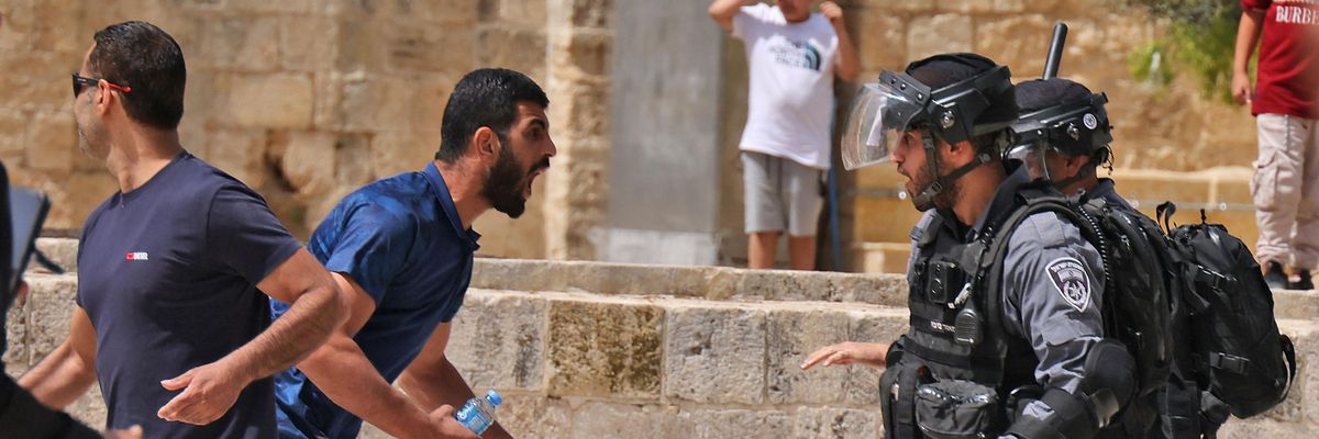 'Apartheid Doesn't Stop': Hours After Cease-Fire, Israeli Police Assault Palestinians at Al-Aqsa