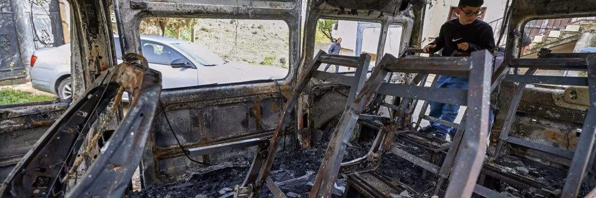 Israeli settler violence in the West Bank