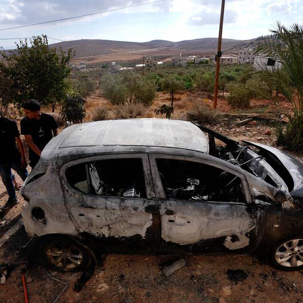 Israeli settlers damage Palestinian property in Ramallah