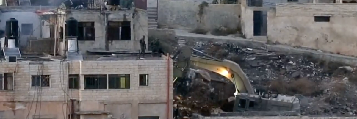 'Horrific' Video Shows Israeli Soldiers Pushing, Kicking Palestinian Bodies From Rooftop