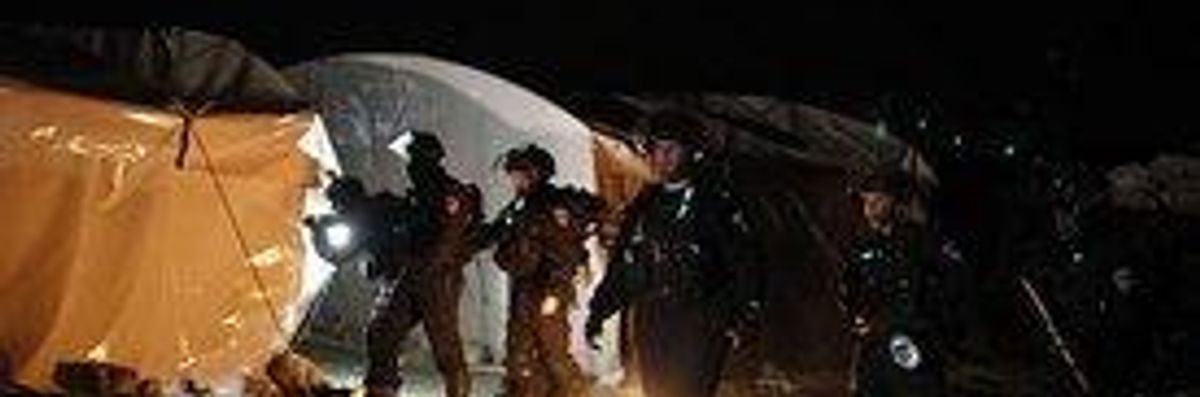 Palestinian Bab Al-Sham 'Tent City' Raided by Israeli Forces