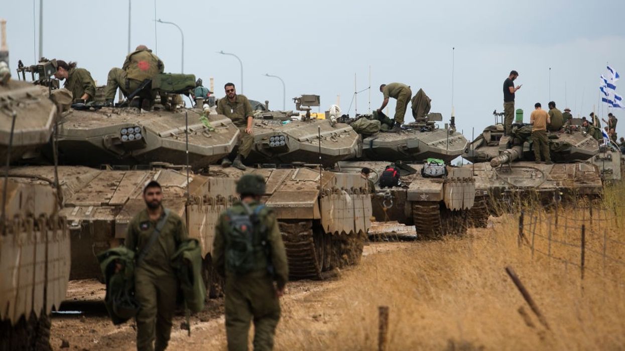 Israeli tanks on the move
